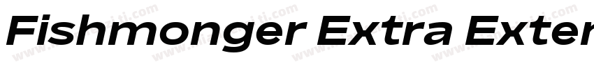 Fishmonger Extra Extended Bold字体转换